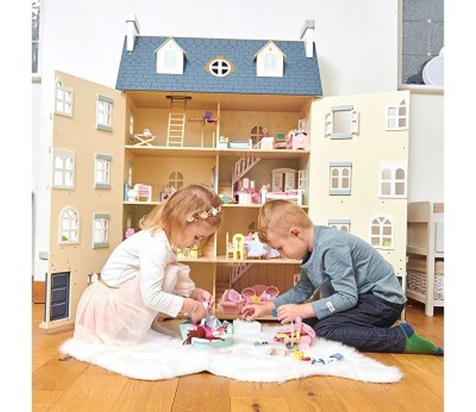 Le Toy Van Palace Wooden Dukkehus greentoys.no