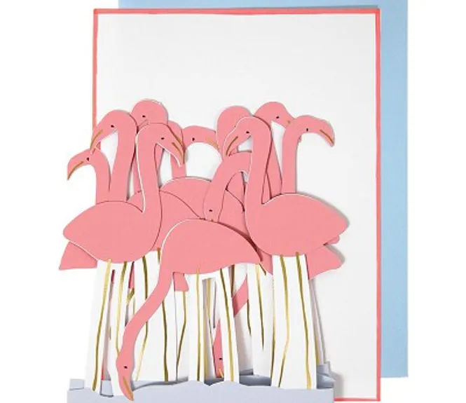 Hovedbilde Meri Meri Flamingo Papirrad, Kort