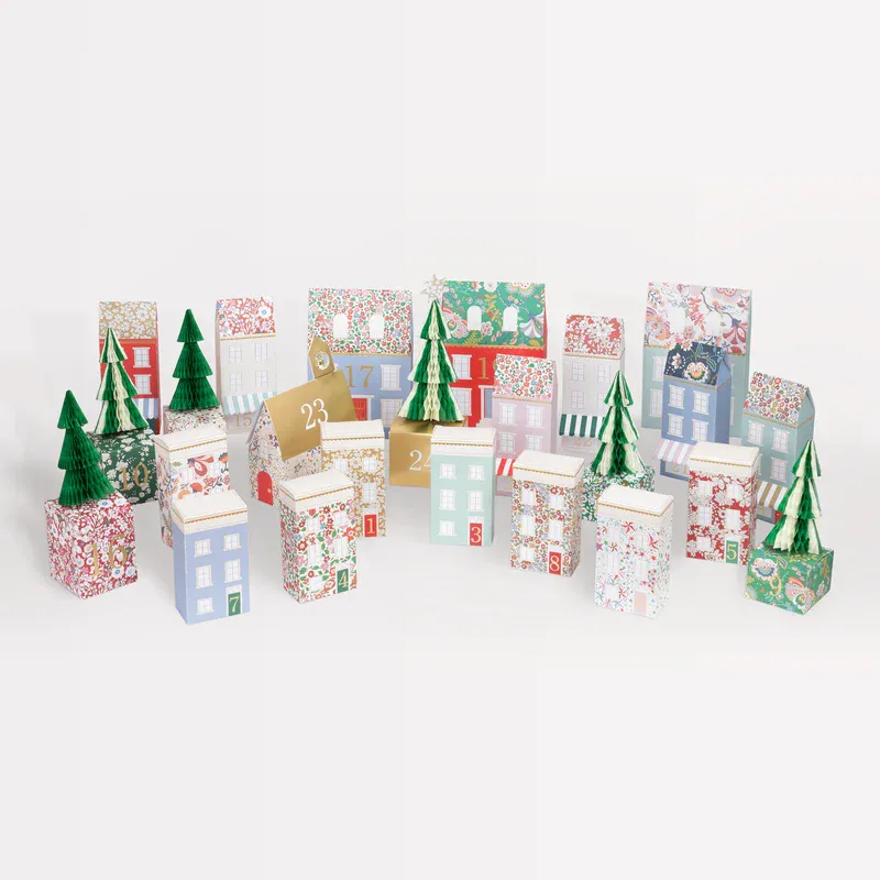 Meri Meri Kalenderbokser - Adventslandsby