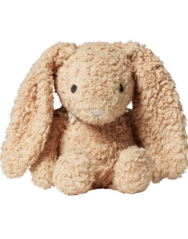 Sleeping Hero Kosebamse med Kappe i Naturmaterialer -  Kanin 24 cm.